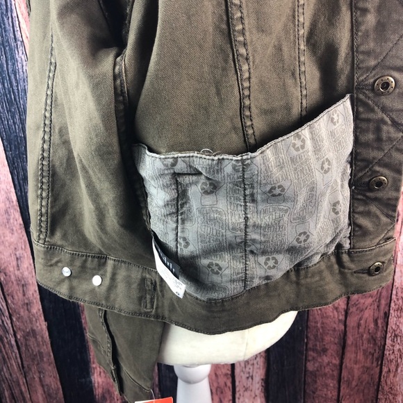 Cant And Jack Jacket Jean Cargo Cotton Blend NWT - Picture 6 of 8